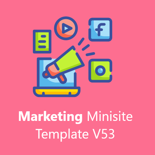 Marketing Minisite Template V53